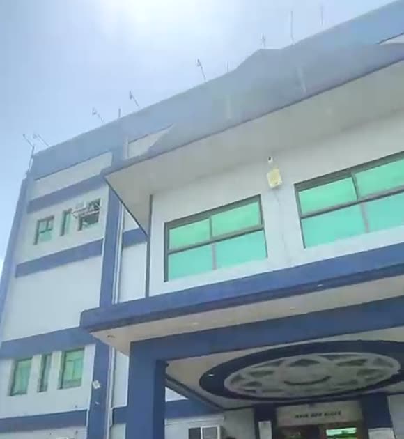Main entrance of AIMS hospital